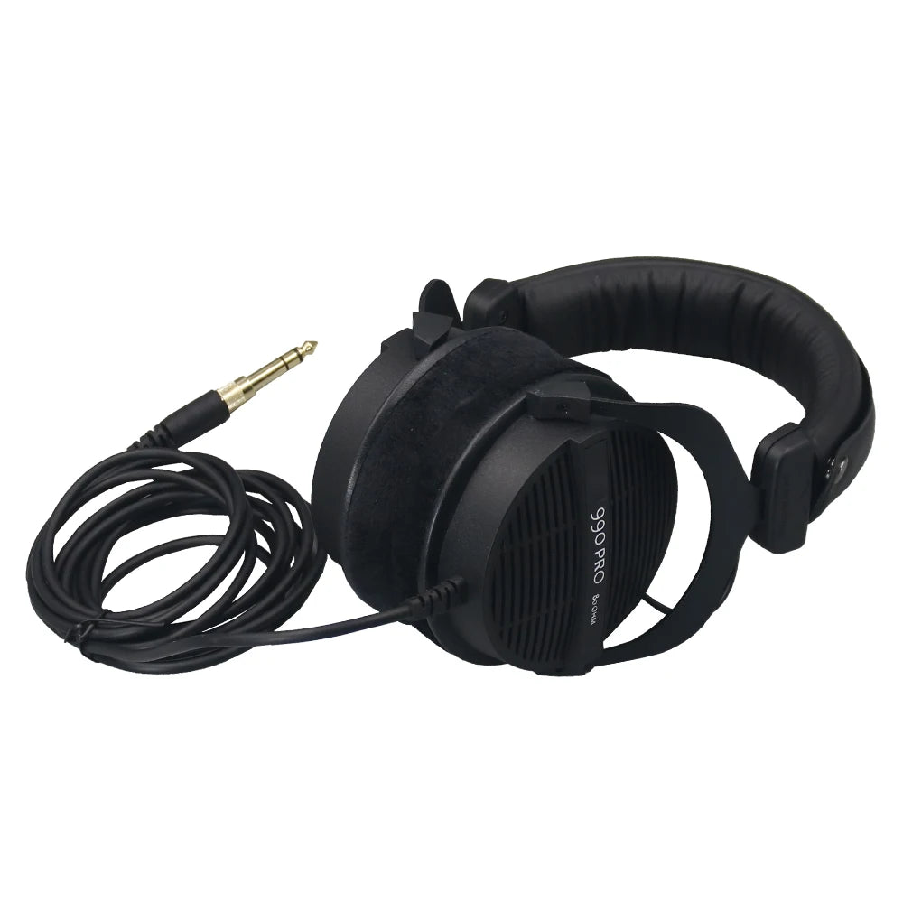 DT990PRO Black Limited Edition Open HIFI Headphones for Microphones Enhanced Sound Quality