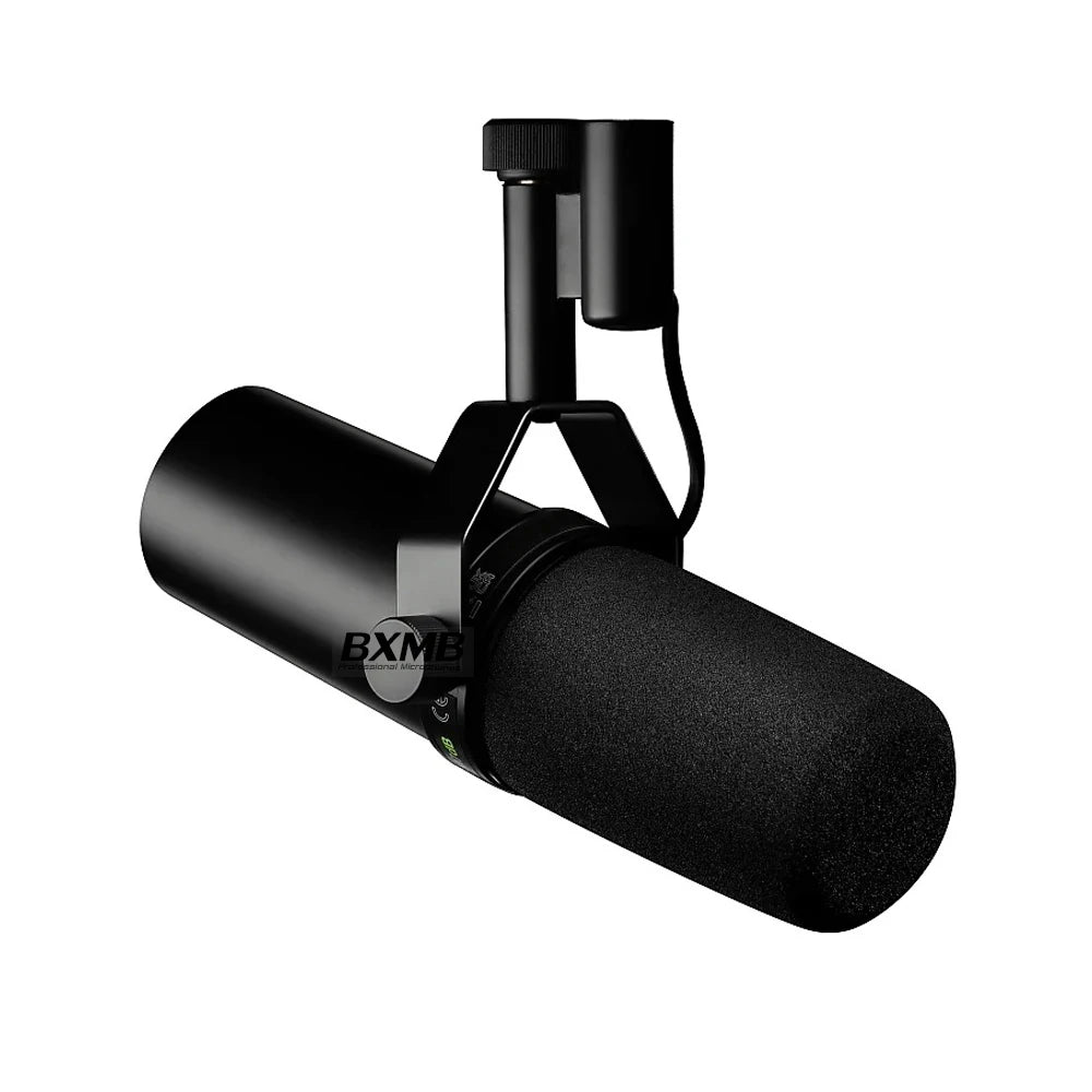 Newest! Top Quality SM7DB Dynamic Vocals SM7B Microphone With Built-in Preamp ﻿For Podcasting Studio Recording Gaming Broadcast